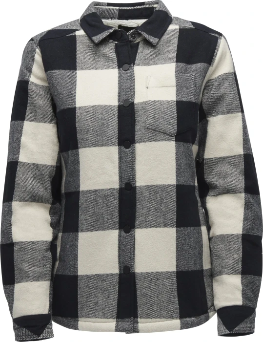 Black Diamond Project Lined Flannel Hemd langarm black/off white plaid (Damen)