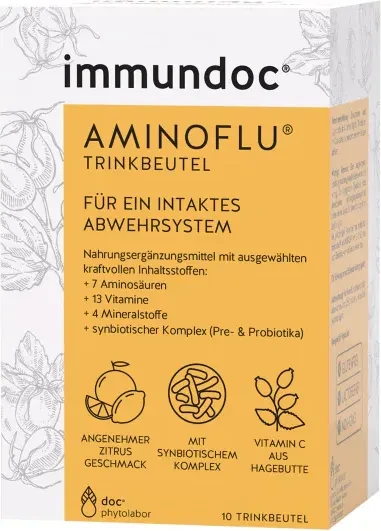immundoc Aminoflu Pulver Beutel, 10 Stück