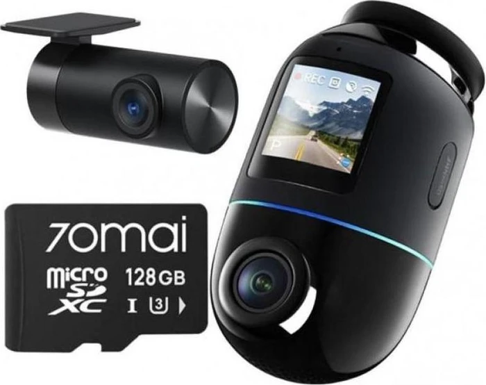70mai X800 Dash Cam 4K Omni schwarz + Rear Cam