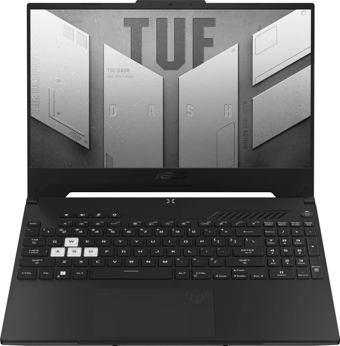 ASUS TUF Dash F15 FX517ZR-HN004W, Black, Core i7-12650H, 16GB RAM, 512GB SSD, GeForce RTX 3070, DE