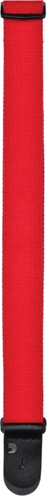 D'Addario Cotton Guitar Strap Red