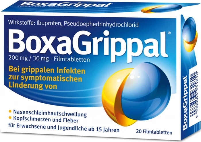 BoxaGrippal Erkältungstabletten, 20 Stück