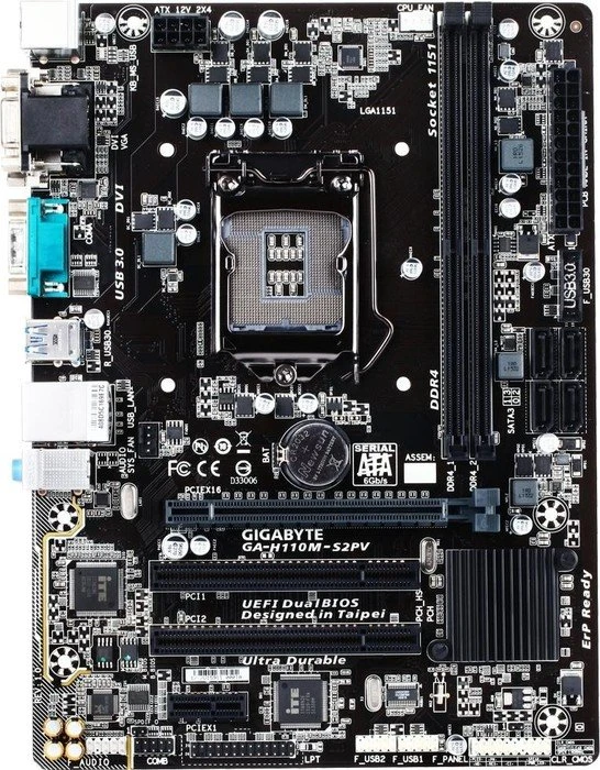 GIGABYTE GA-H110M-S2PV (Intel 1151)