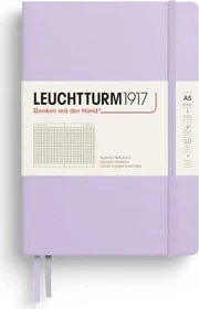 Leuchtturm1917 Medium Notizbuch, A5, kariert, Hardcover, lilac, 126 Blatt