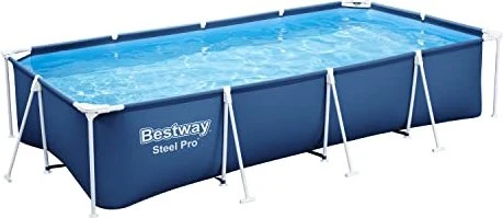 Bestway Steel Pro Frame Pool Set rechteckig 400x211x81cm