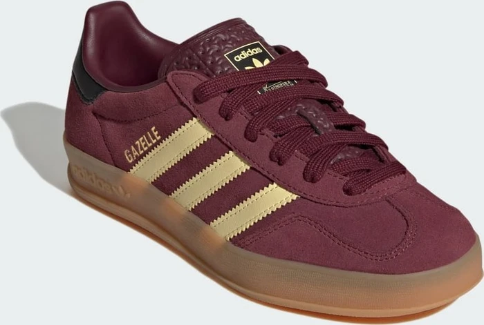 adidas Gazelle Indoor maroon/almost yellow/gold metallic (Junior)