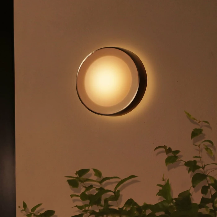 Philips Hue White and Color Ambiance Daylo Wandleuchte edelstahl