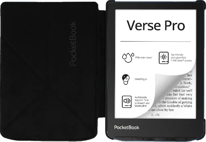 PocketBook Origami Cover für Verse und Verse Pro, PU, schwarz