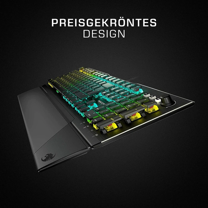 Roccat Vulcan Pro, LEDs RGB, schwarz, Titan Optical Linear, USB, DE