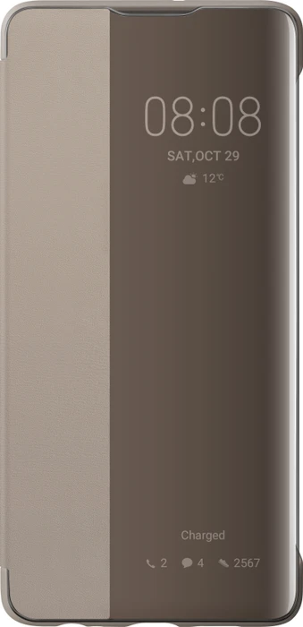 Huawei Smart View Flip Cover für P30 khaki