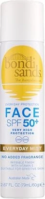 Bondi Sands Everyday Protection Face Mist Fragrance Free LSF50+, 79ml