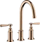 Hansgrohe Axor Montreux 3-Loch Waschtischarmatur 180 mit Hebelgriffen und Zugstangen-Ablaufgarnitur polished red gold Vorschaubild