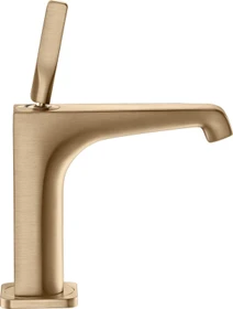 Hansgrohe Axor Citterio E 130 Waschbeckenarmatur mit Ablauffernbedienung brushed bronze