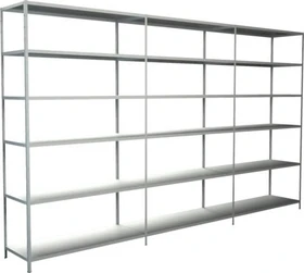 Schulte Lagertechnik PowerMAX Schwerlastregal 260x230x50cm weiß