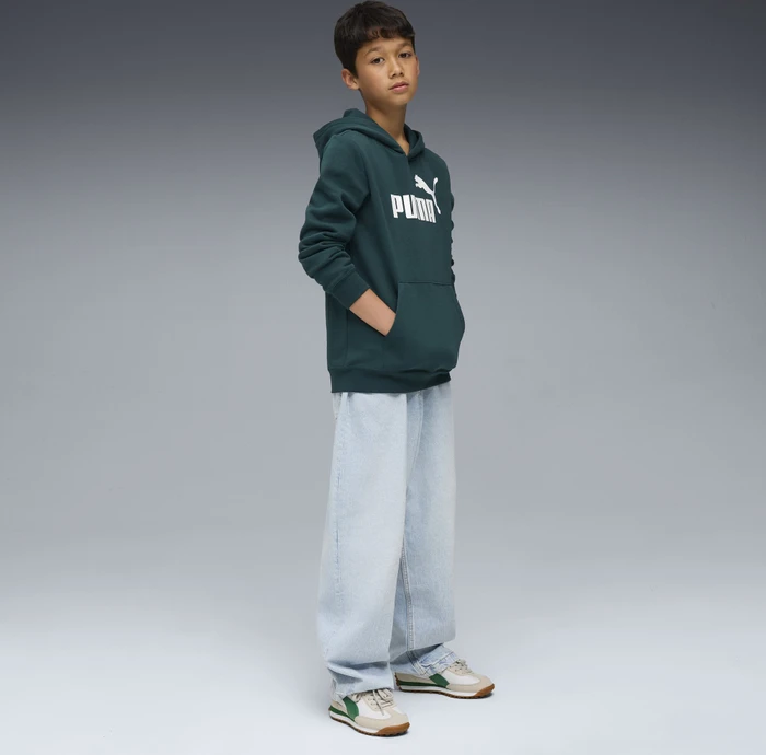 Puma ESS No. 1 Logo Fleece Hoodie green terrain (Junior)