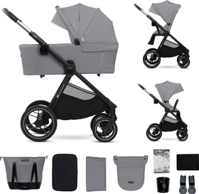 Kinderkraft Nea 2 Kombi-Kinderwagen hellgrau
