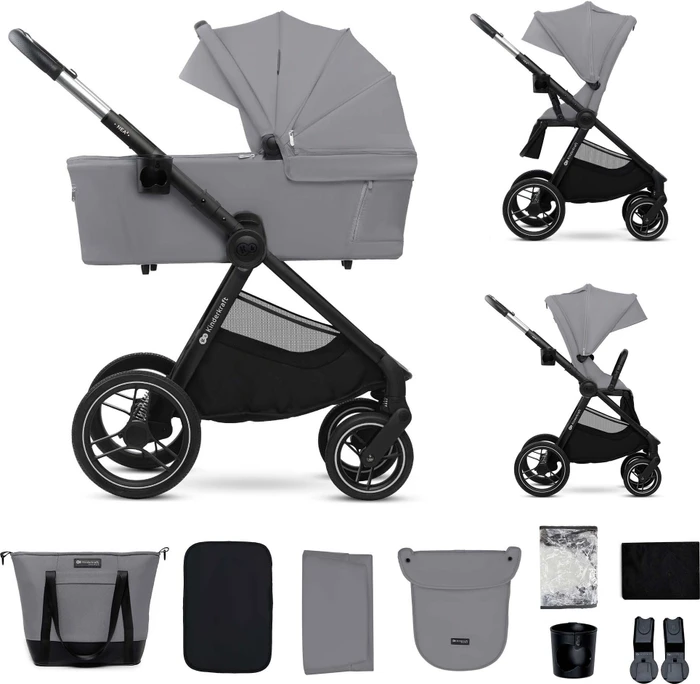 Kinderkraft Nea 2 Kombi-Kinderwagen hellgrau