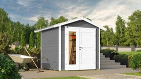 Weka 224 A 205x209cm Gerätehaus grau