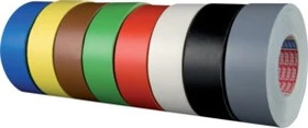 tesa tesaband 4651 Premium rot, Gewebeband, 25mm/50m, 6 Stück