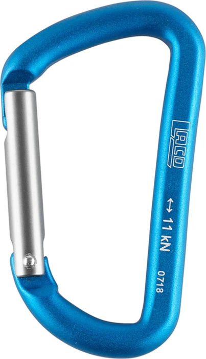 LACD Accessory Biner 80mm Materialkarabiner blau (9250-BU)