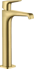 Hansgrohe Axor Citterio E 250 mit Hebelgriff für Aufsatzwaschtische mit Ablaufgarnitur brushed brass