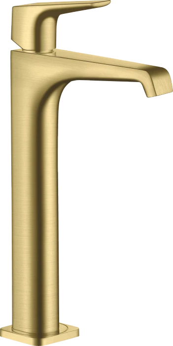 Hansgrohe Axor Citterio E 250 mit Hebelgriff für Aufsatzwaschtische mit Ablaufgarnitur brushed brass