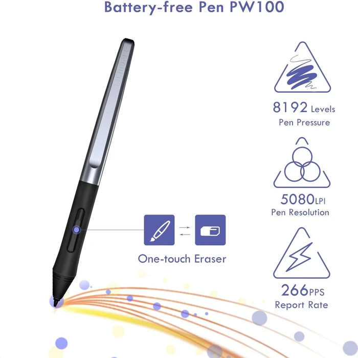 Huion HS64, schwarz