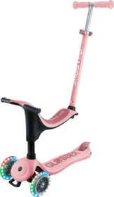 Globber Go Up Sporty Lights Kickboard pale pink