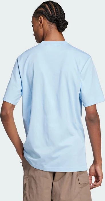 adidas Trefoil Essentials T-Shirt kurzarm clear sky (Herren)