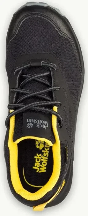 Jack Wolfskin Woodland Texapore Low black/burnt yellow (Junior)