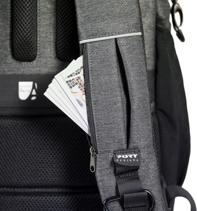 Port Designs Pro Montreal 15.6-16" Notebookrucksack, schwarz