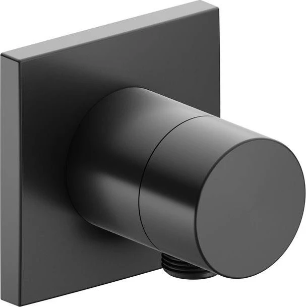 Keuco IXMO 59556 Pure 2-Wege Umstellventil mit Schlauchanschluss eckig schwarzchrom gebürstet