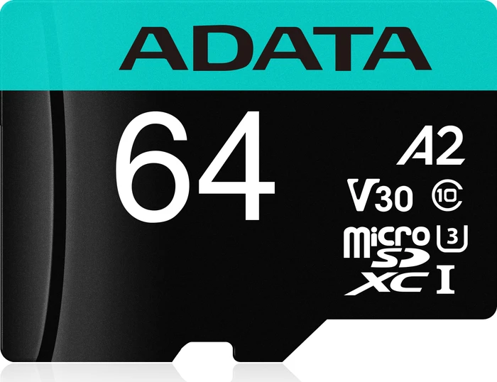 ADATA Premier Pro R100/W80 64GB Kit, UHS-I U3, A2, Class 10