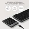 Satechi Aluminum Slim Wireless Keypad (USB-C), Space Gray, Bluetooth Vorschaubild