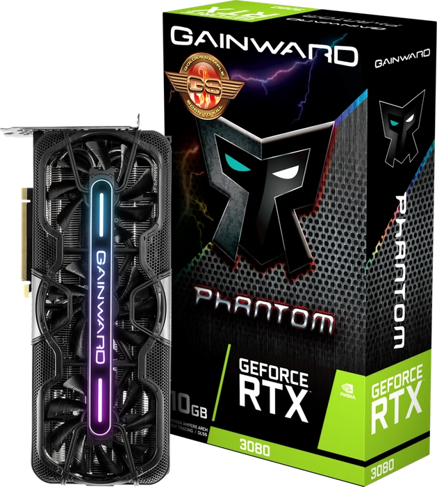 Gainward GeForce RTX 3080 Phantom GS V1 (LHR), 10GB GDDR6X, HDMI, 3x DP