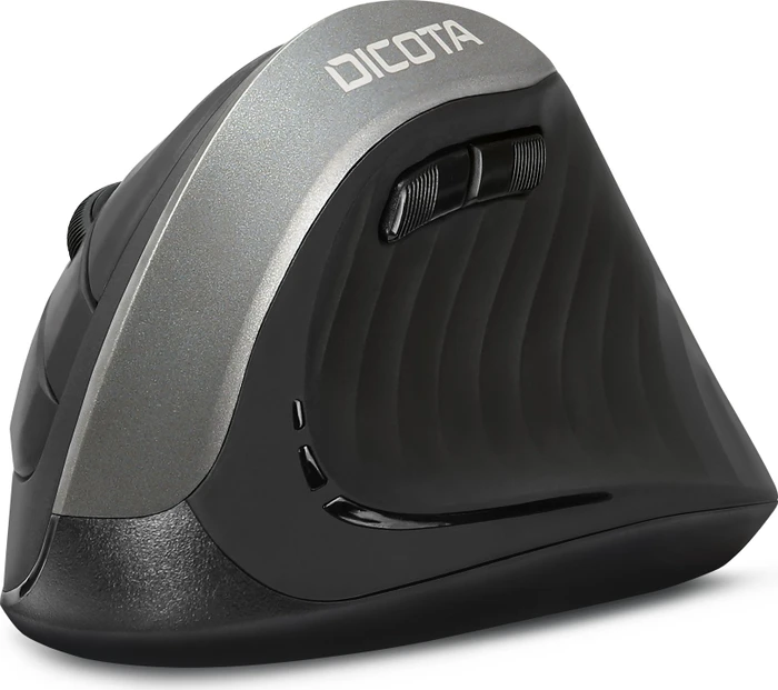 Dicota RELAX Wireless Ergonomic Mouse schwarz/silber, USB