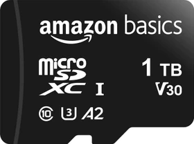 AmazonBasics Normal Speed R100/W80 1TB Kit, UHS-I U3, A2, Class 10