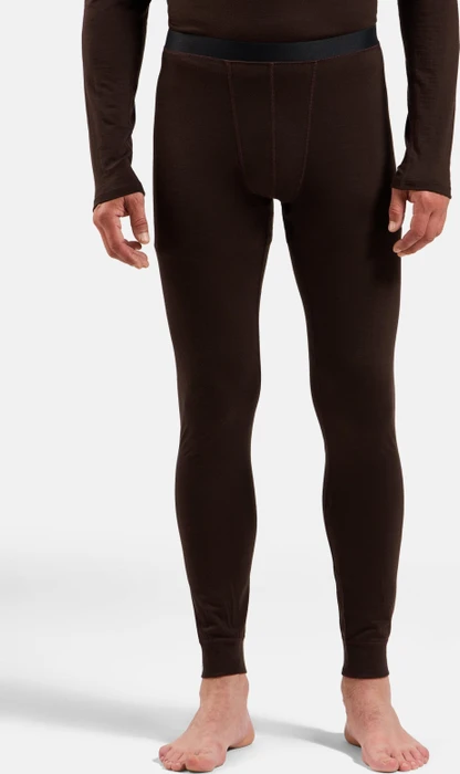 Odlo Natural Merino 160 Base Layer Tights Hose lang fudge (Herren)