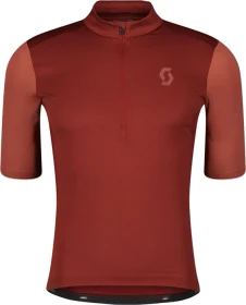 Scott Gravel 10 Trikot kurzarm wood red/dusk red (Herren)