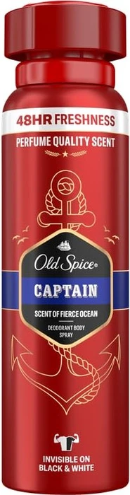 Old Spice Captain Deodorant Spray, 150ml