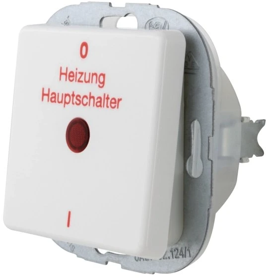REV Ritter AquaKombi Heizung Hauptschalter IP44, weiß
