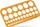 Schneider Standardgraph Kreisschablone, orange (1316)