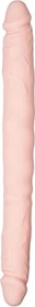 EasyToys Doppelendiger Dildo 30cm beige
