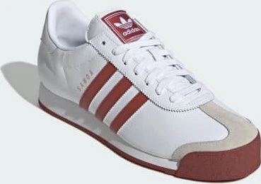 adidas Samoa cloud white/preloved ruby/gold metallic