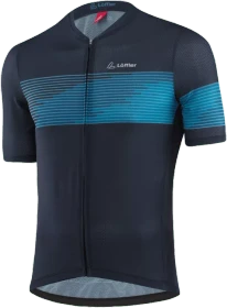 Löffler Spectro Vent Full-Zip Trikot kurzarm dark blue (Herren)