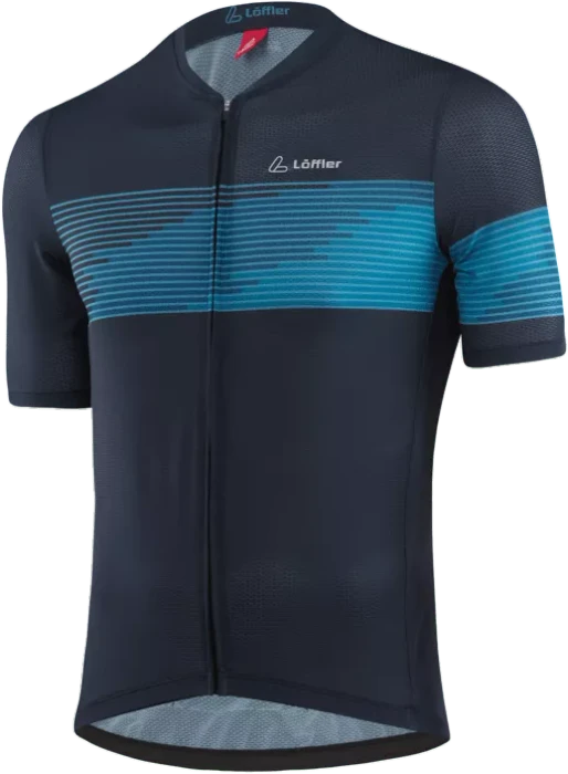 Löffler Spectro Vent Full-Zip Trikot kurzarm dark blue (Herren)