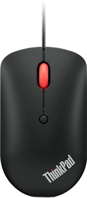 Lenovo ThinkPad USB-C Wired Compact Mouse Raven Black, USB