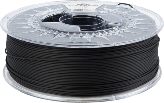 Spectrum LW UltraFoam PLA, schwarz, Spule, 1.75mm, 750g