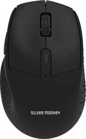 Silver Monkey M70 Wireless Comfort Silent Mouse schwarz, USB (OM-004W-SM)