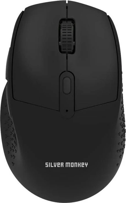 Silver Monkey M70 Wireless Comfort Silent Mouse schwarz, USB